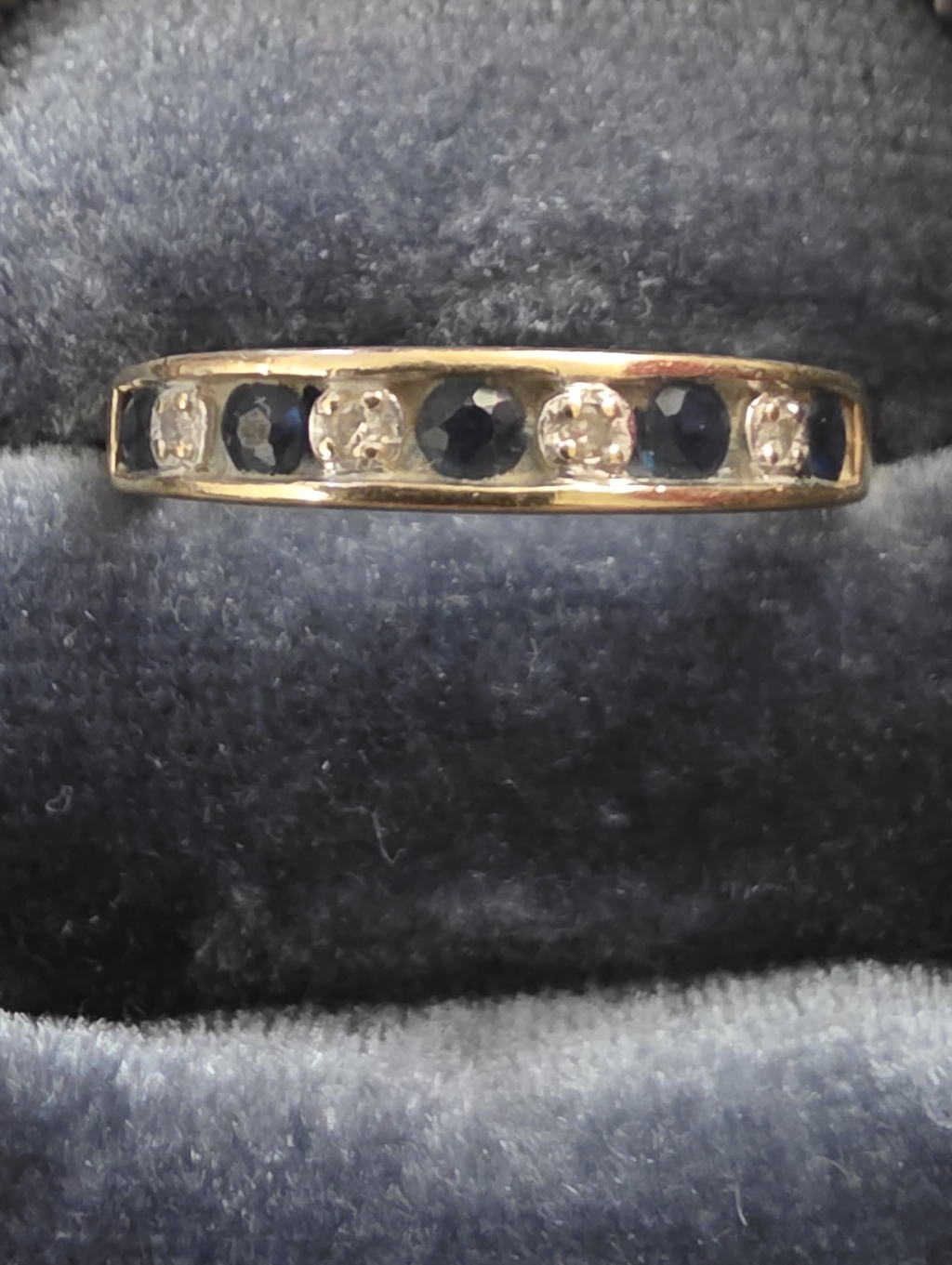 10k Spinel Diamond Yellow Gold Ring